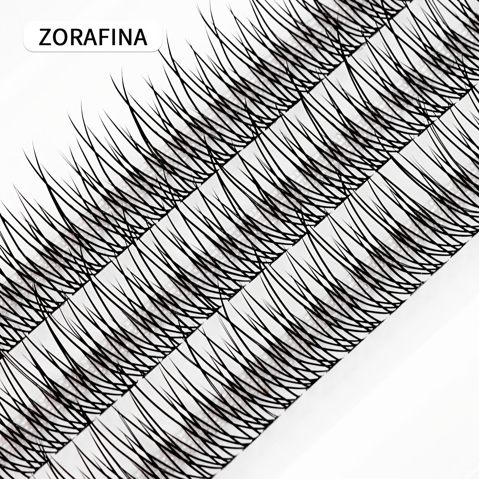 3 Rows Cluster Lashes Fishtail Shape Grafted Eyelashes