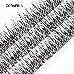 3 Rows Cluster Lashes Fishtail Shape Grafted Eyelashes