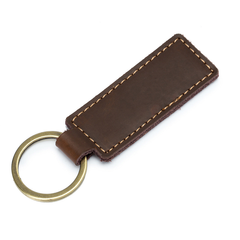 Leather Keychain Case with Secure Buckle - Ideal Gift