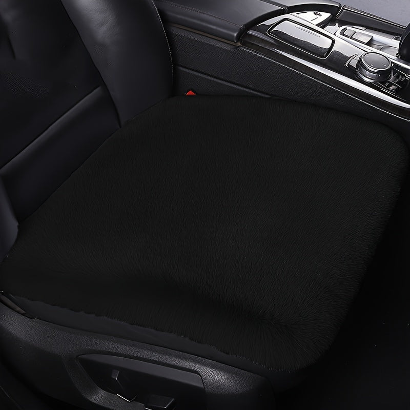 Winter Plush Car Seat Cushion Non-slip Short Hair Single Seat Model
