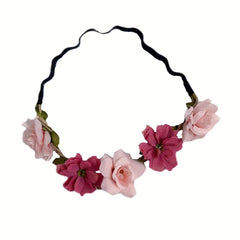 Flower Crown Garland Headpiece Floral Head Beach Flower Wedding Hair