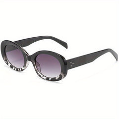 Men's Oval Frame Sunglasses UV Protection Outdoor Sports Glasses