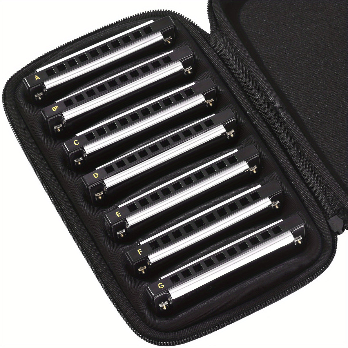 JDR Harmonica Set Key C D E F G A Bb 10 Holes 20 Tones Diatonic Mouth Organ