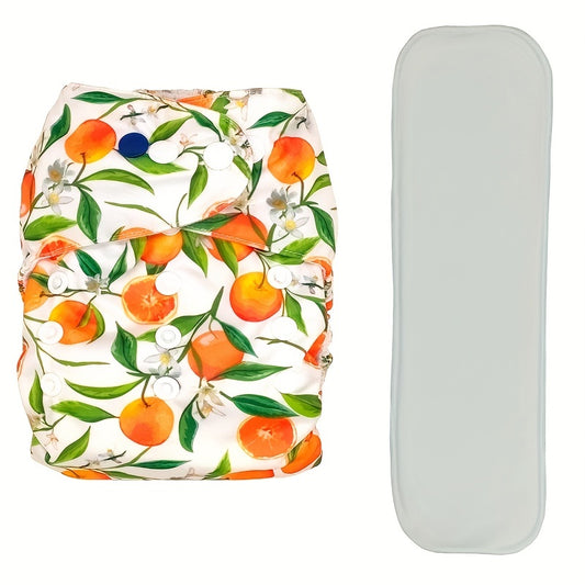 Washable Reusable Cloth Diaper Nappy Waterproof with Microfiber Insert
