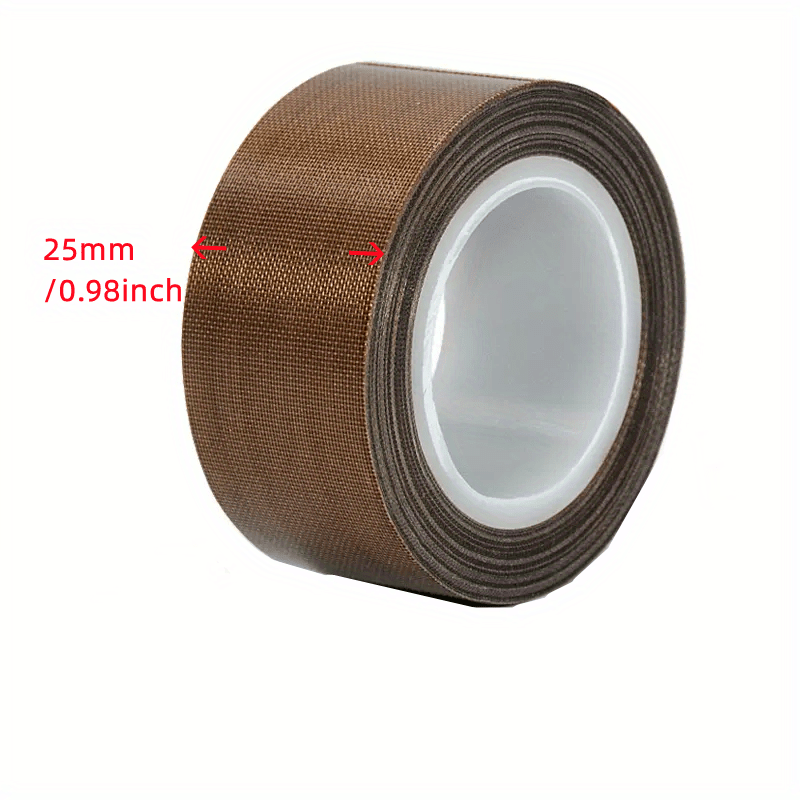 18mm 300 Degree High Temp Adhesive Tape Cloth Heat Insulation 33ft 10m PTFE Tape