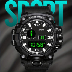 Large Dial Sports Electronic Watch for High School Boys