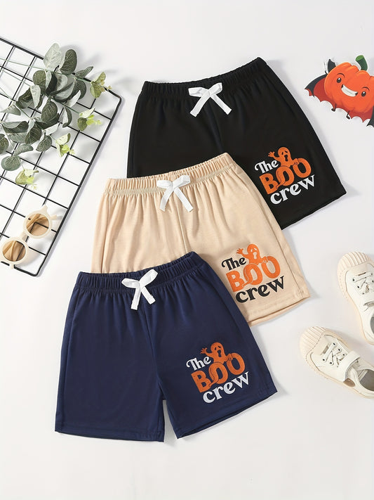 3 Boys Solid Thin Casual Quick Drying Shorts Summer Outdoor