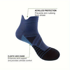 Ankle Compression Socks Men Women Support Running 6 Pairs
