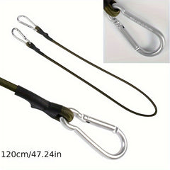 Heavy Duty Elastic Bungee Cords 8mm Carabiner Clips Tarpaulin Waterproof
