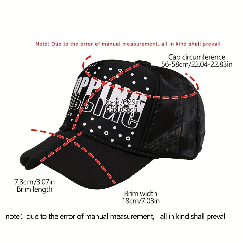 Mesh Trucker Hats Outdoor Dad Hat Adjustable Baseball Cap For Men Women