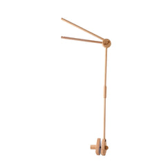 Rustic Wooden Baby Crib Mobile Bracket Rocket Shape