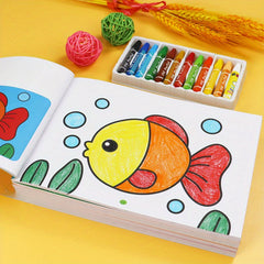 Animal Pattern Coloring Book with 52 Pages - Educational Drawing Supplies