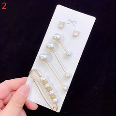 Faux Pearl Brooch Pins Set for Women Clothing Decoration