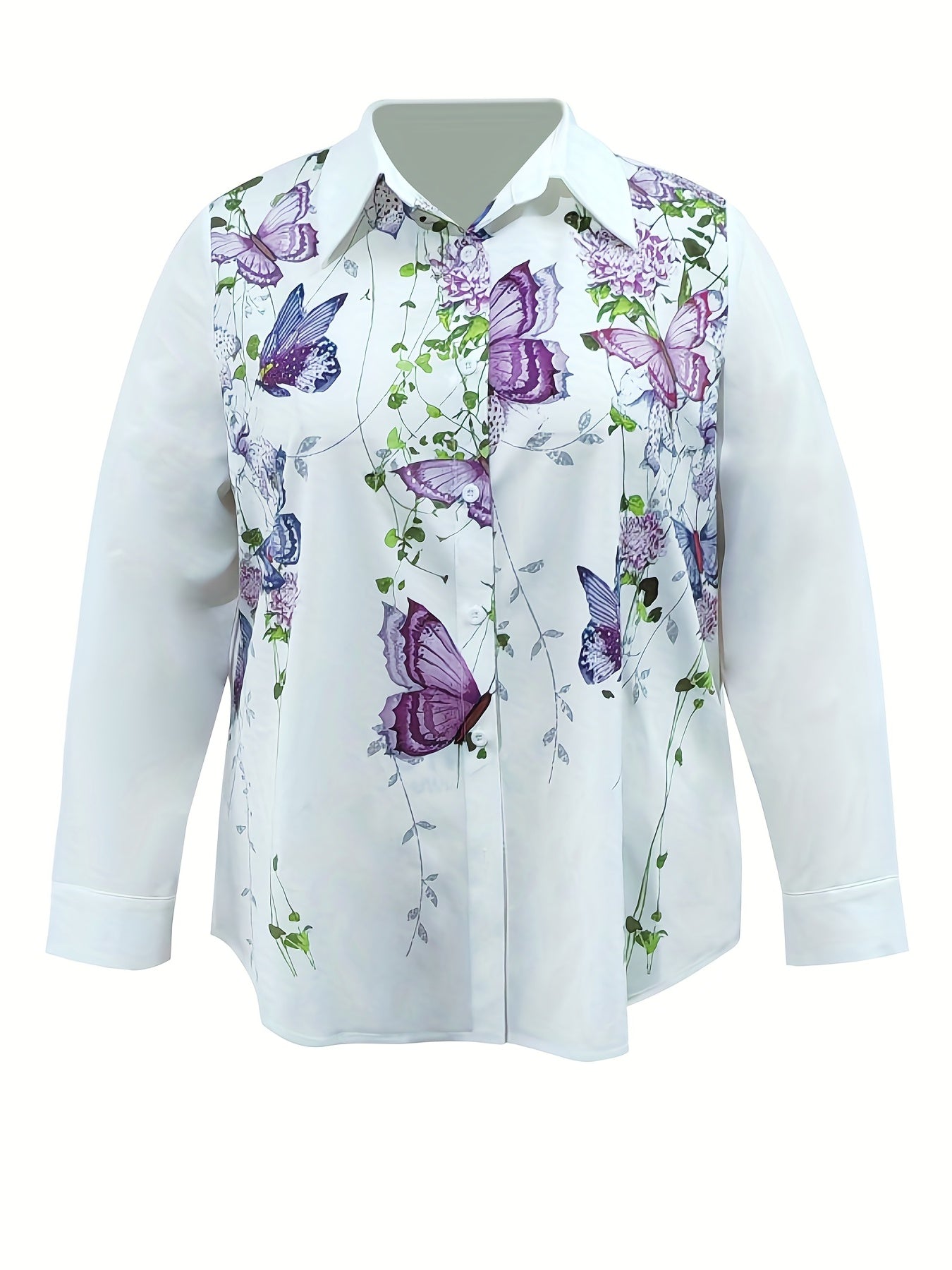  Floral Print Button Up Shirt