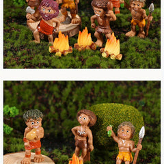 Simulated Fire Campfire Micro Landscape Ornament