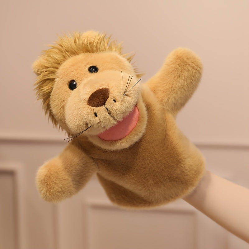 Adorable Lion Hand Puppet - Interactive Monkey Plush Toy