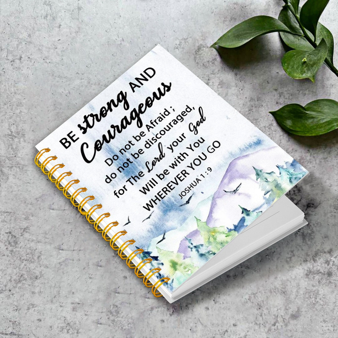 Inspirational Bible Verse Notebook 13.97x21.08cm 50 Pages Spiral Bound