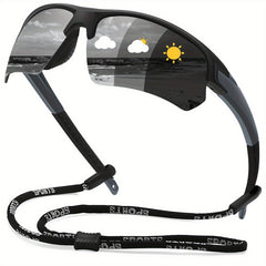 Men's Outdoor Polarized Sunglasses with Interchangeable Lenses
