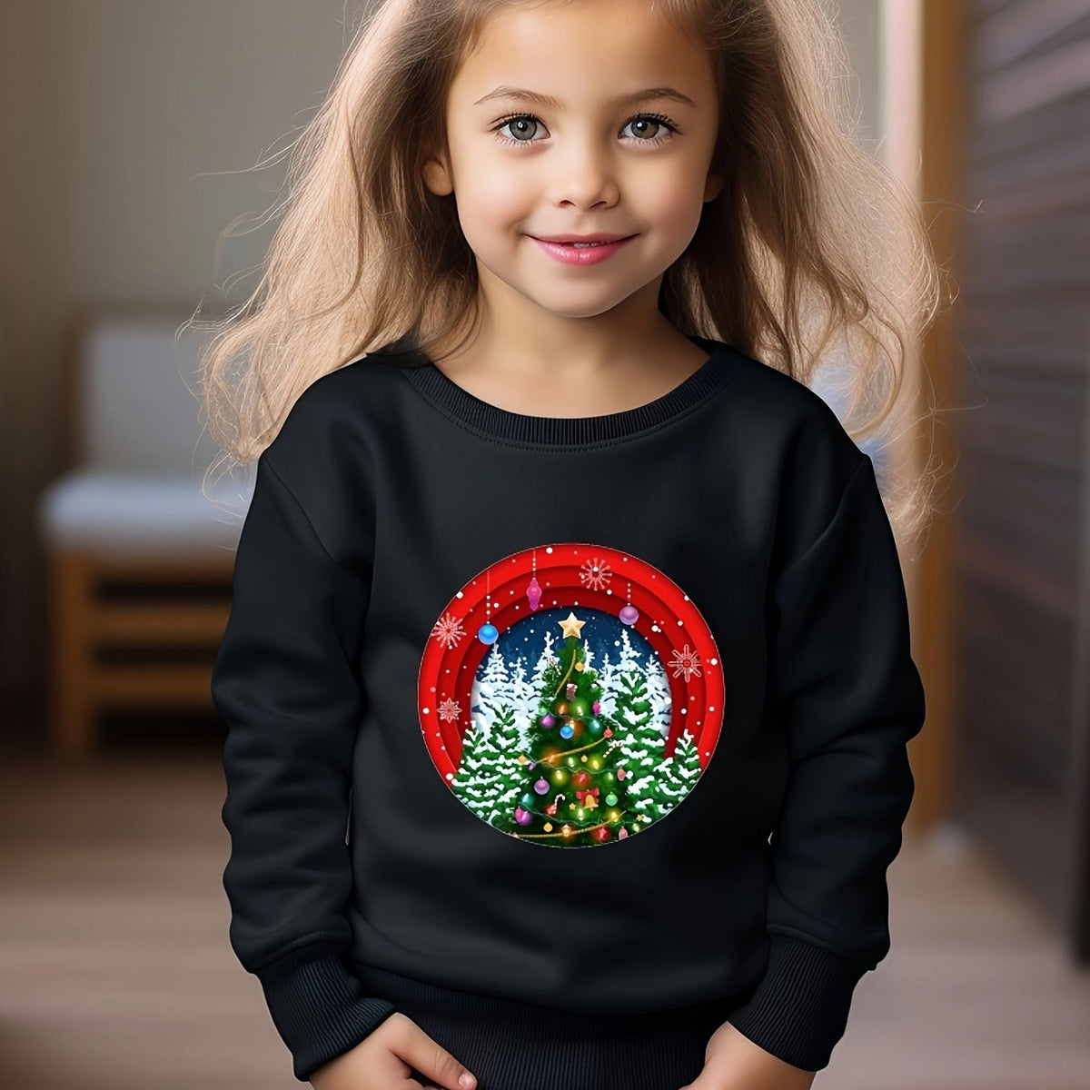 OERYUI Toddler Boys girls Christmas Tree Graphic Cartoon...