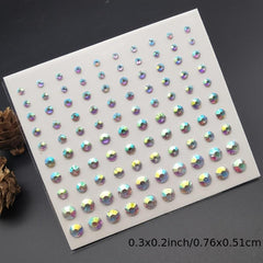 Colorful Rhinestone Sticker Charms for Face & Body Makeup
