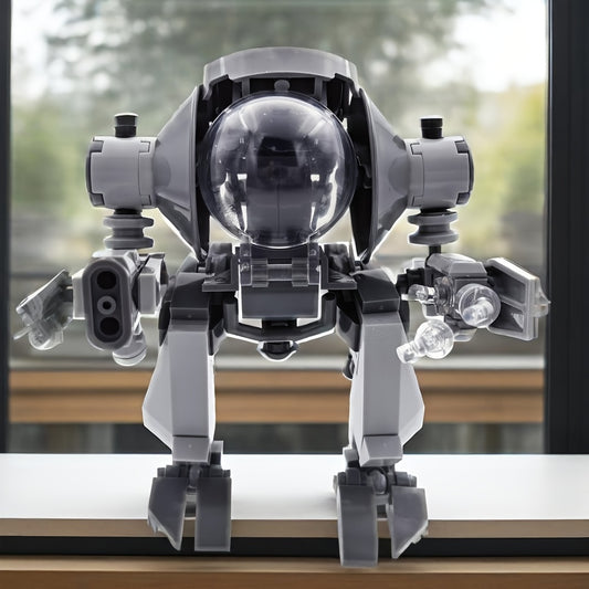 Anime Inspired Battle Mecha Robot Building Block Model ABS Toy