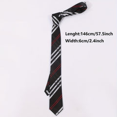 Men's Casual Plaid Striped Necktie