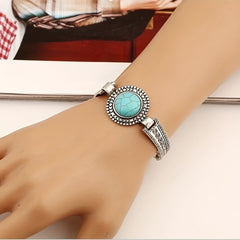 Vintage Style Turquoise Bangle Bracelet