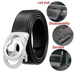 Men's Leather Business Casual Jeans Belt
