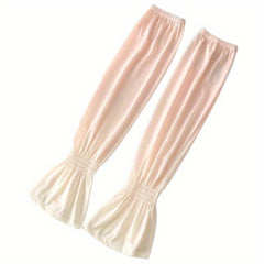 Gradient Sleeves Loose Sunscreen Ice Gloves for Women