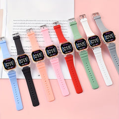 LED Display Children's Colorful Electronic Watch