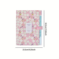 A4 Broken Flower Series 5 Grid Folder Student Test Paper Office Storage