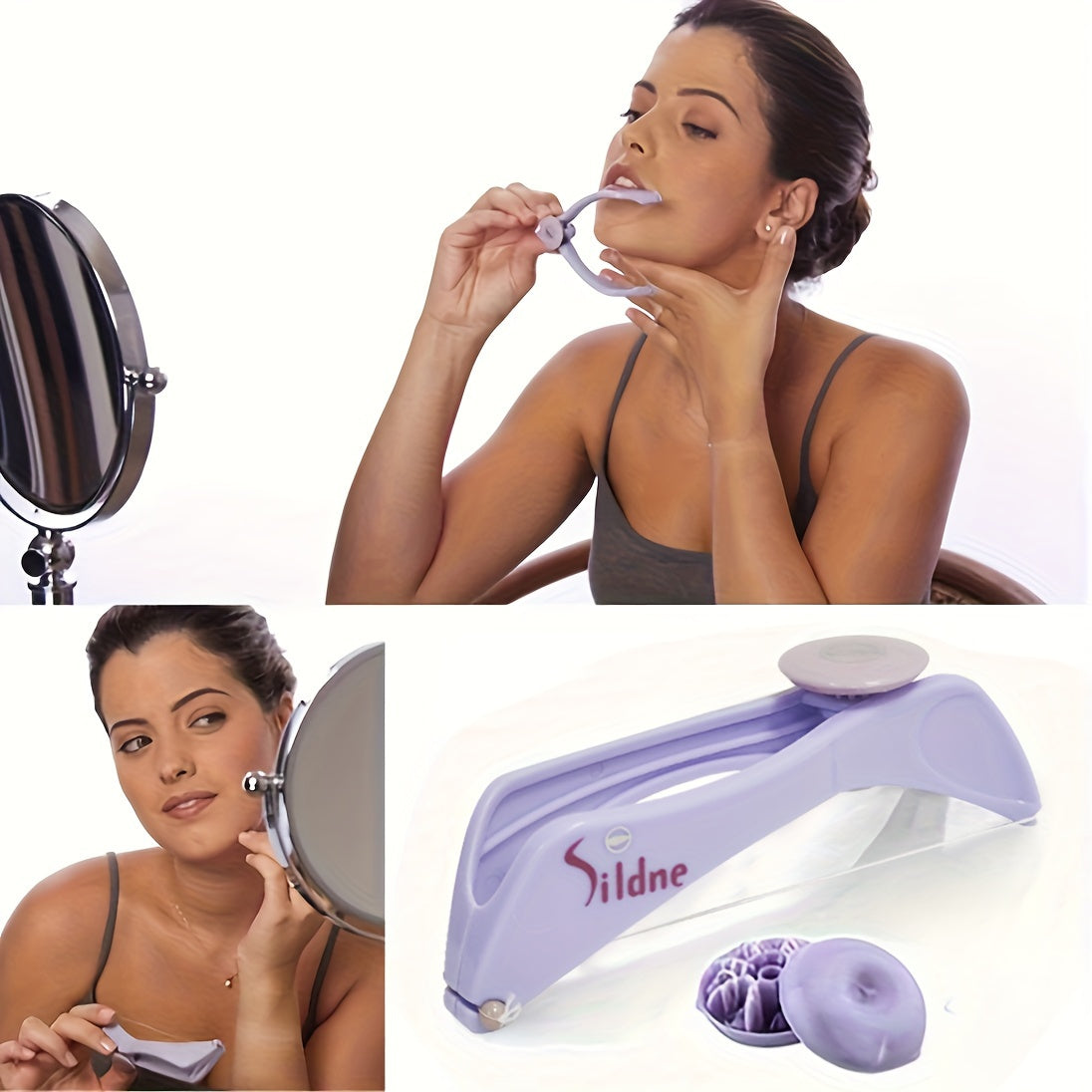 Mini Facial Hair Remover Spring Threading Face