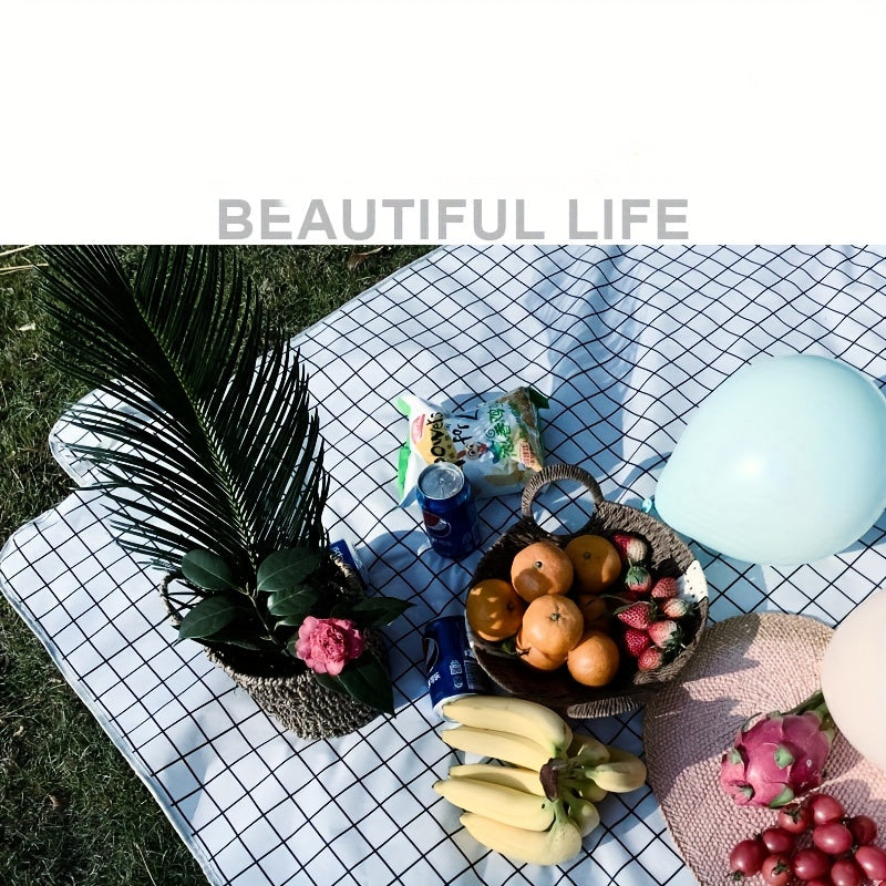 Classic Plaid Picnic Mat Moisture proof Waterproof Mat