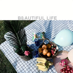 Classic Plaid Picnic Mat Moisture proof Waterproof Mat
