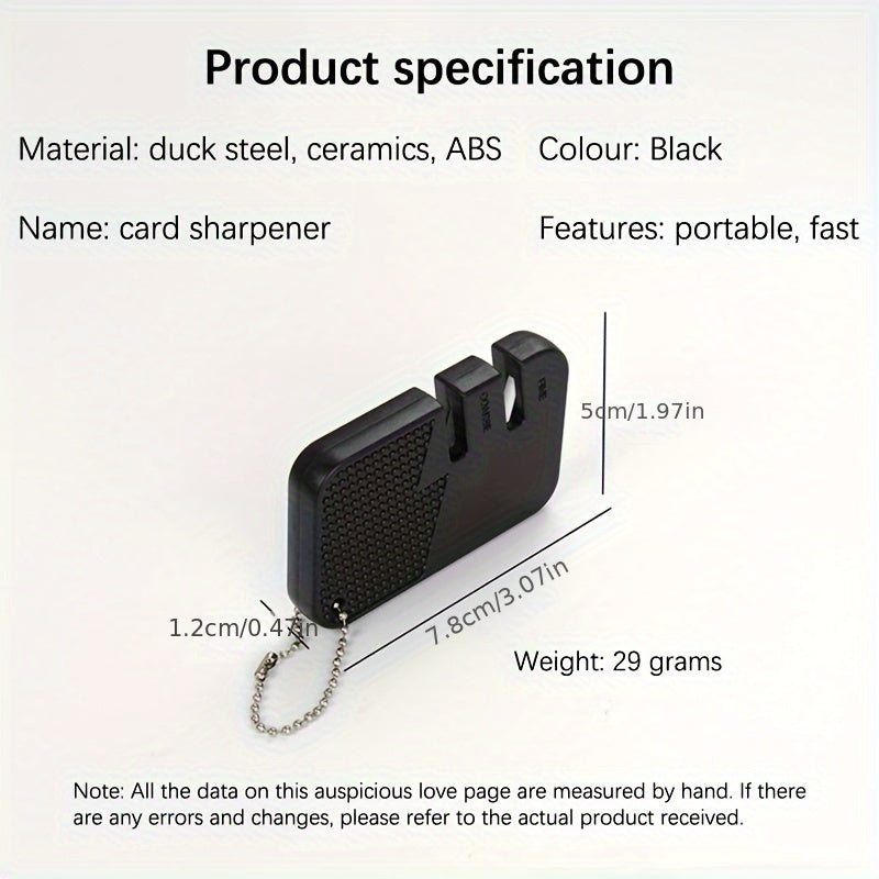 Portable Pocket Sharpening Stone for Outdoor Camping Hiking Cooking