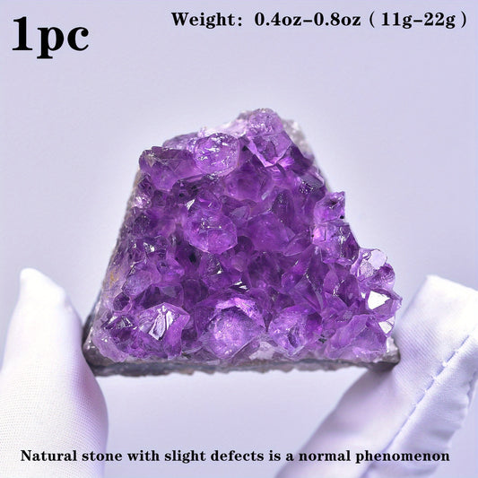 Amethyst Cluster Mineral Specimen Oriental Mysterious Gemstone DIY Jewelry