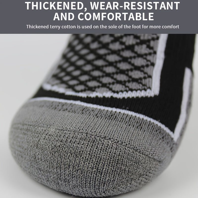 Heated Crew Boot Socks For Men Winter Warm Thermal Socks