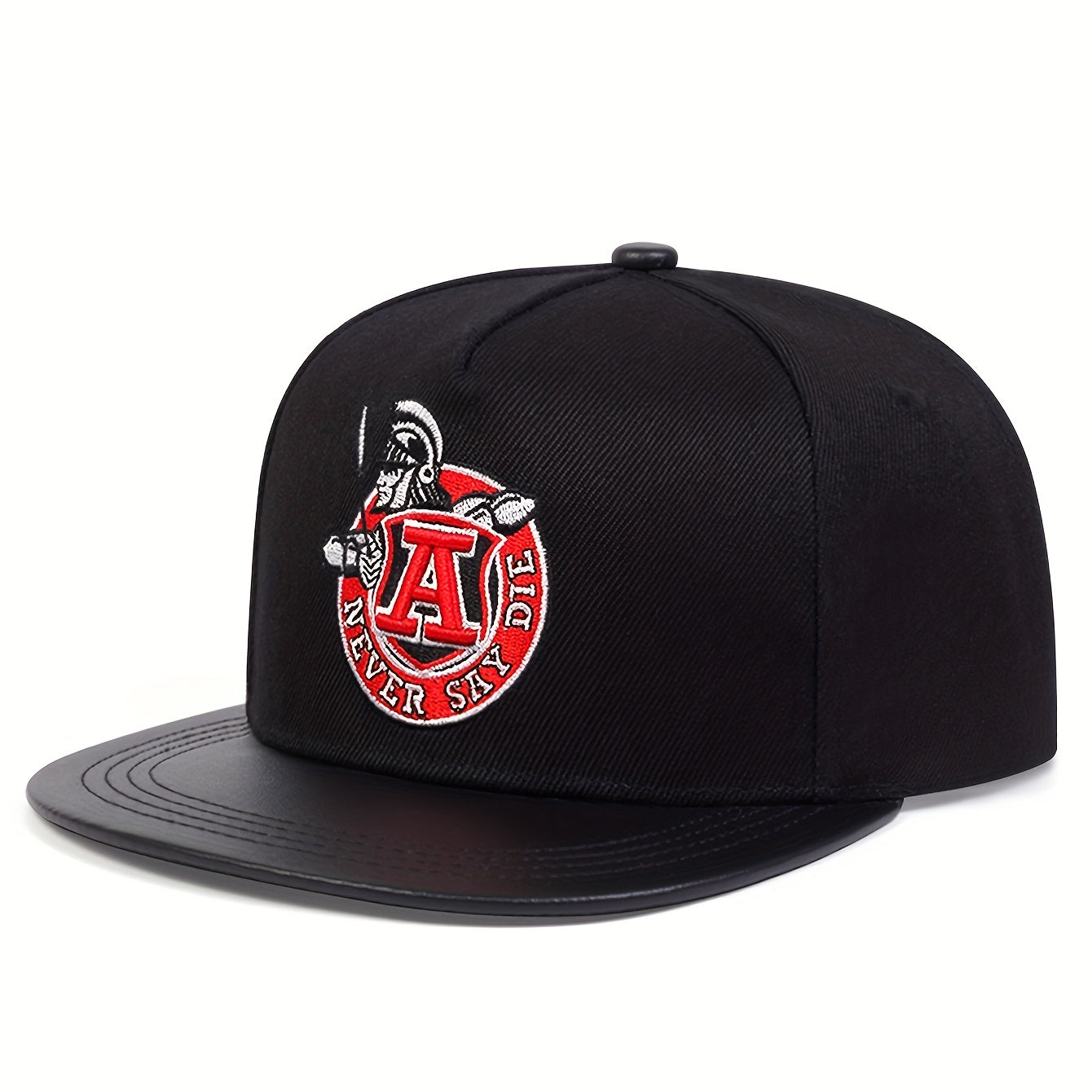 Men's Cartoon Embroidered Flat Brim Hat