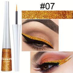 Glitter Liquid Eyeliner Stick Fine Tip Easy Apply Waterproof Eye Makeup Tool