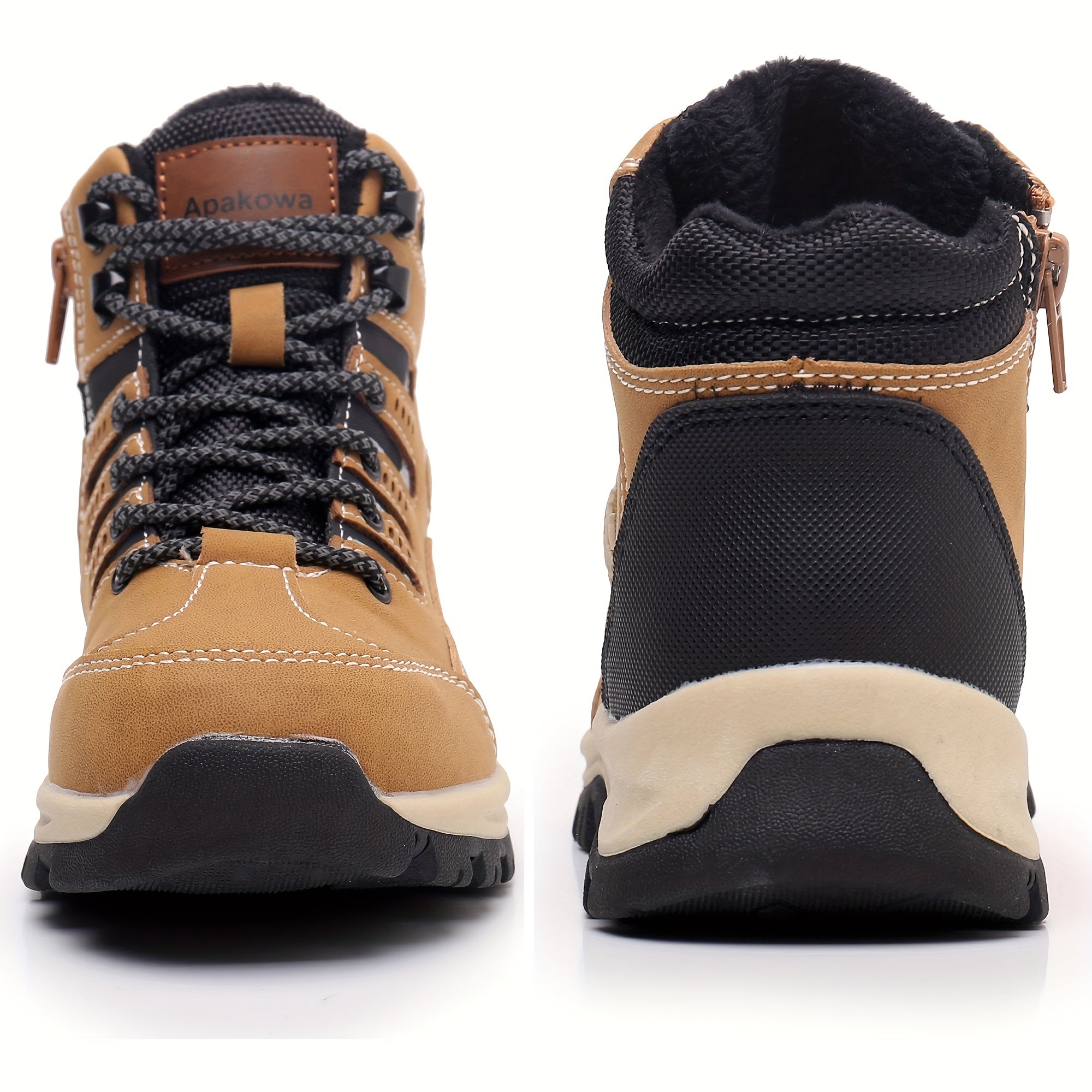 Boy's High Top Hiking Boots Non Slip Durable Shoes For Outdoor