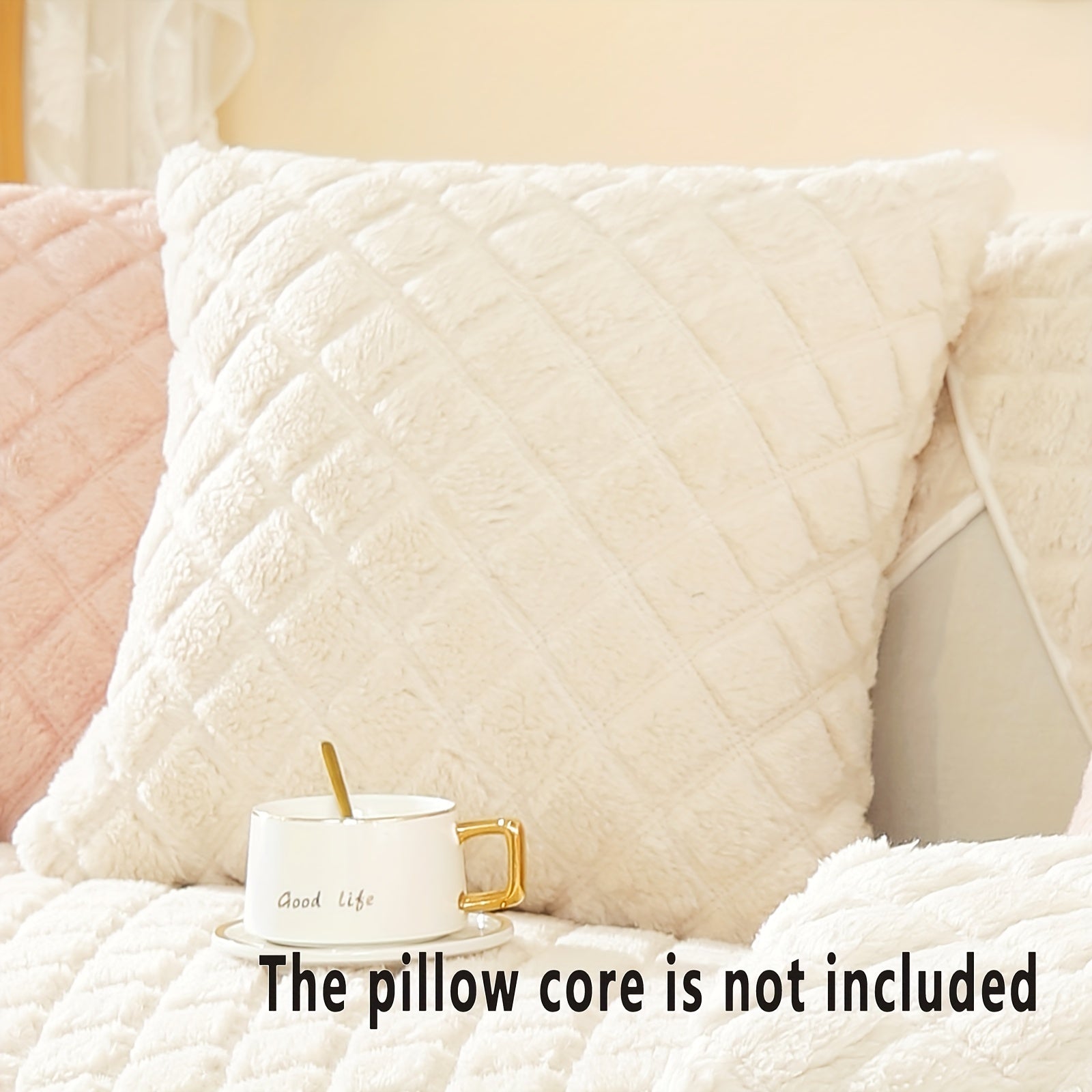 Winter Plush Sofa Cover Non-slip Slipcover Thickened Furniture Protector