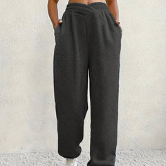  Solid V waist Stretch Joggers With Pockets