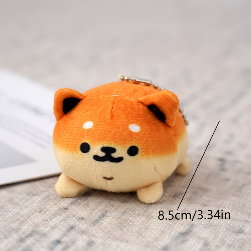 Corgi Toast Bread Japanese Plush Doll Pendant