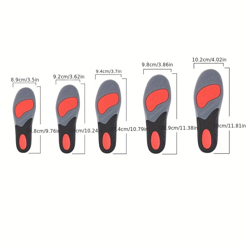 Plantar Fasciitis Arch Support Insoles for Men and Women - Orthotic Shoe Inserts
