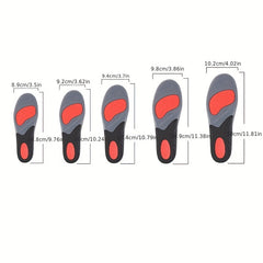 Plantar Fasciitis Arch Support Insoles for Men and Women - Orthotic Shoe Inserts