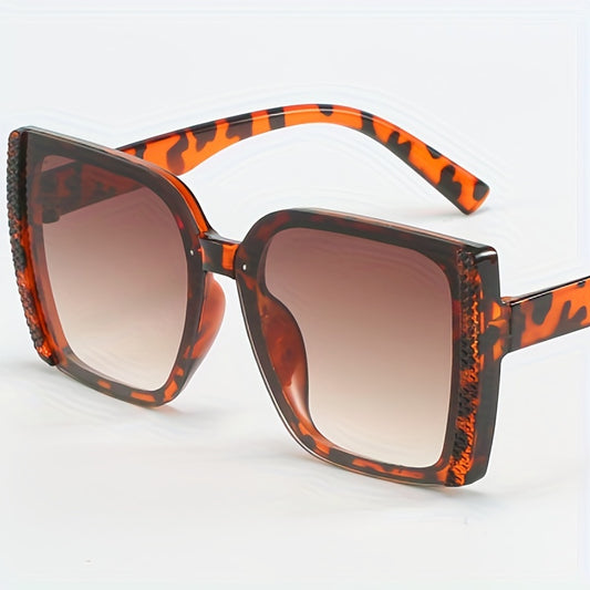 Large Square Sunglasses For Women Men Gradient UV400