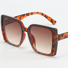 Large Square Sunglasses For Women Men Gradient UV400