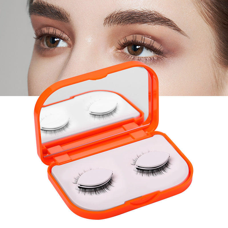 2 Pairs Faux Mink Eyelashes Long Thick Natural Look