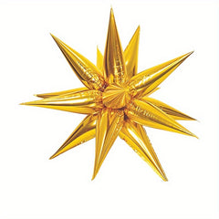 24pcs 66 04cm Explosive Star Foil Balloon Water Drop Cone Balloon