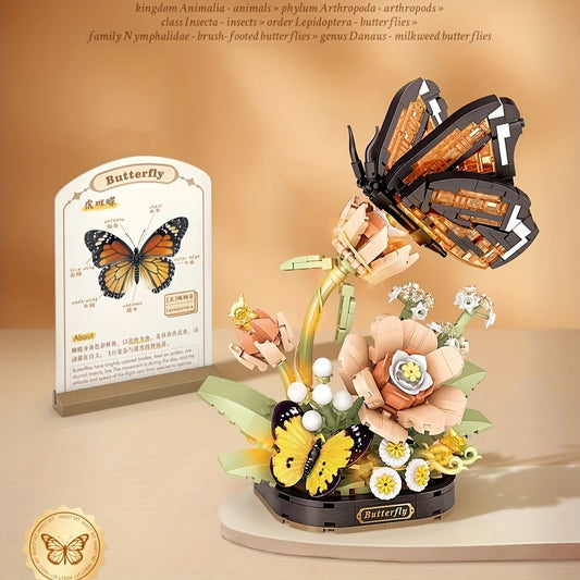 Mini Building Blocks Bees & Butterflies Science Display Stand